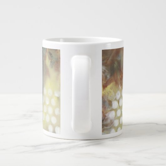 Gemarmerde pixels II Grote Koffiekop (Achterkant)