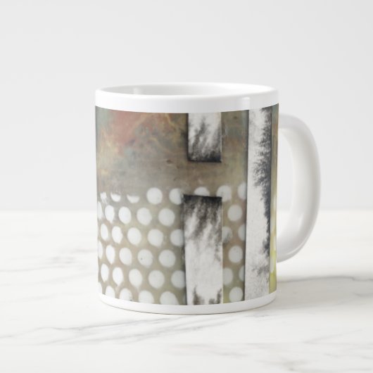 Gemarmerde pixels II Grote Koffiekop (Voorkant rechts)