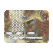 Gemarmerde pixels II Magneet (Horizontaal)