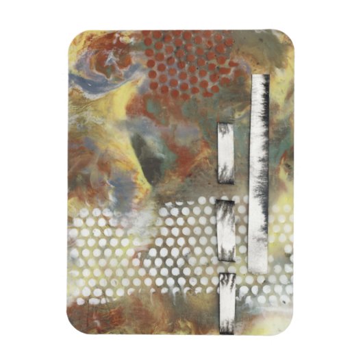 Gemarmerde pixels II Magneet (Verticaal)