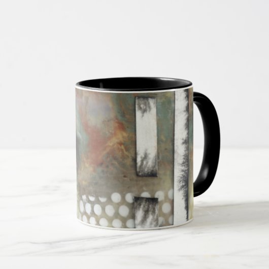 Gemarmerde pixels II Mok (Voorkant rechts)