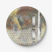 Gemarmerde pixels II Papieren Bordje (Voorkant)