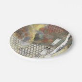 Gemarmerde pixels II Papieren Bordje (Gekanteld)