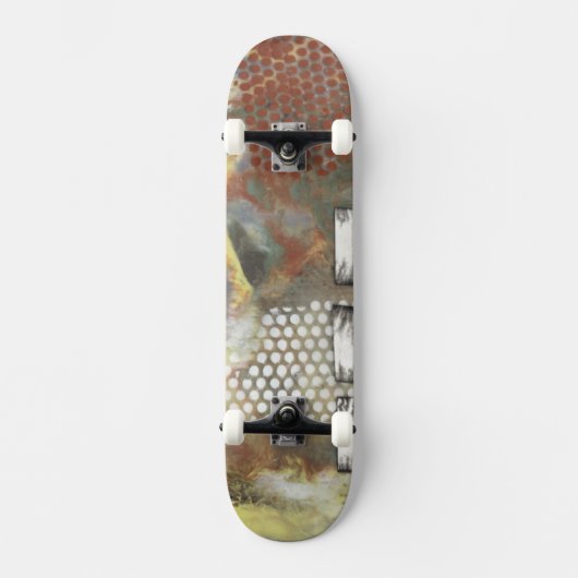 Gemarmerde pixels II Persoonlijk Skateboard (Voorkant)
