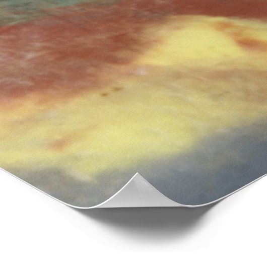 Gemarmerde pixels II Poster (Hoek)