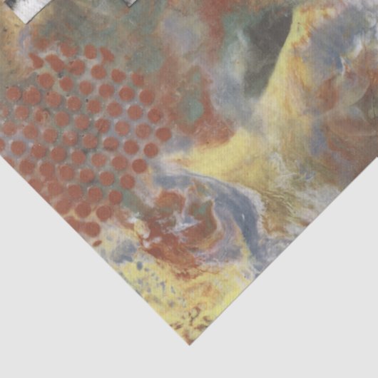 Gemarmerde pixels II Tissuepapier (Detail)