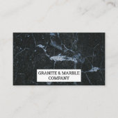 gemarmerde plaat | Granietbedrijf Visitekaartje (Voorkant)