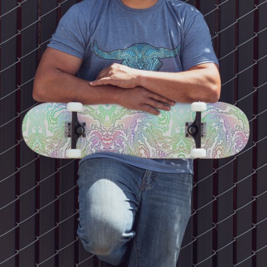 Gemarmerde Regenboog Persoonlijk Skateboard (Buiten 3)
