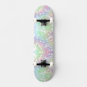 Gemarmerde Regenboog Persoonlijk Skateboard (Voorkant)