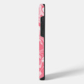 Gemarmerde roze iPhone hoesje (Linkerkant)