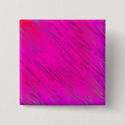 Gemarmerde roze vierkante button 5,1 cm (Voorkant)