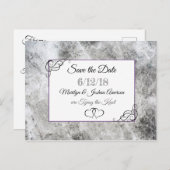 Gemarmerde Steen sparen het Briefkaart van de Datu (Voorkant / Achterkant)