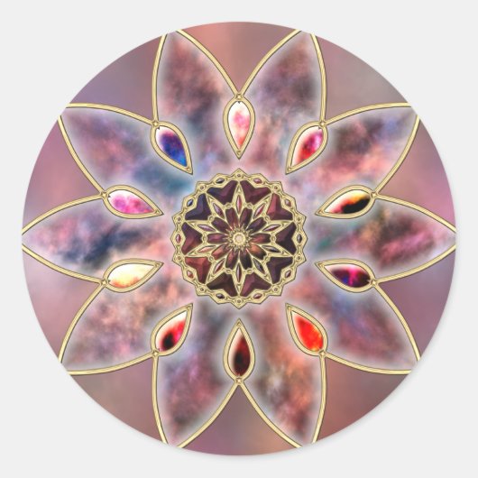 Gemarmerde sterrenstelsels Stickers (Voorkant)