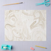 Gemarmerde verf van witte tinten Elegante bruiloft Tissuepapier (Craft)