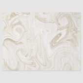 Gemarmerde verf van witte tinten Elegante bruiloft Tissuepapier (Voorkant)