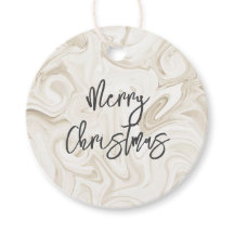 Gemarmerde verf van witte tinten kerst bruiloft