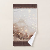 Gemarmerde Waterverf met glitteraccenten Bad Handdoek (Handdoek)