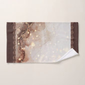 Gemarmerde Waterverf met glitteraccenten Bad Handdoek (Handdoek)