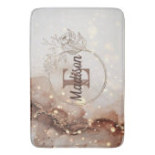 Gemarmerde Waterverf met glitteraccenten Badmat (Voorkant Verticaal)