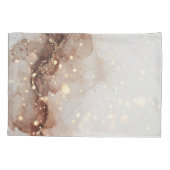 Gemarmerde Waterverf met glitteraccenten Kussensloop (Achterkant-Links)