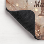 Gemarmerde Waterverf met glitteraccenten Muismat (Hoek)