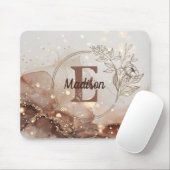 Gemarmerde Waterverf met glitteraccenten Muismat (Met muis)