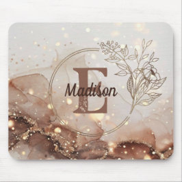 Gemarmerde Waterverf met glitteraccenten Muismat