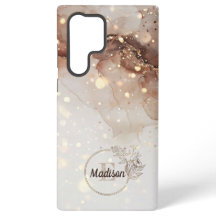 Gemarmerde Waterverf met glitteraccenten