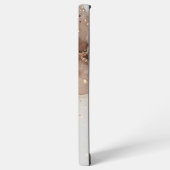 Gemarmerde Waterverf met glitteraccenten Samsung Galaxy Hoesje (Linkerkant)