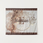 Gemarmerde Waterverf met glitteraccenten Wandkleed (Voorkant (horizontaal))