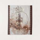 Gemarmerde Waterverf met glitteraccenten Wandkleed (Voorkant)