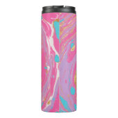 gemarmerde werveling thermosbeker (Achterkant)