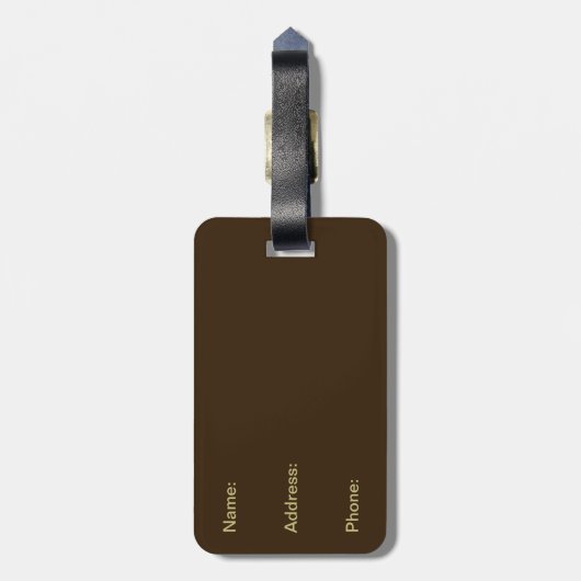 Gemarmerde witte vlinder op gras bagagelabel (Achterkant verticaal)