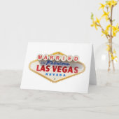 GEMARRIEERD IN FABULOUS LAS VEGAS KAART (Gele Bloem)