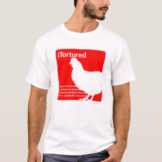 Gemartelde kip t-shirt