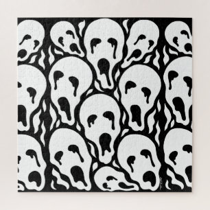 Gemartelde Zielen Weird Horror Kunst Legpuzzel