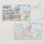 Gemaskeerd Bob White Quail Visitekaartje (Voorkant / Achterkant)