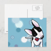 Gemaskeerd Briefkaart met einddatum van bull (Voorkant / Achterkant)