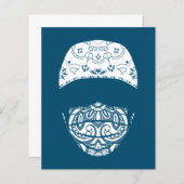 gemaskeerd in paisley (Voorkant / Achterkant)