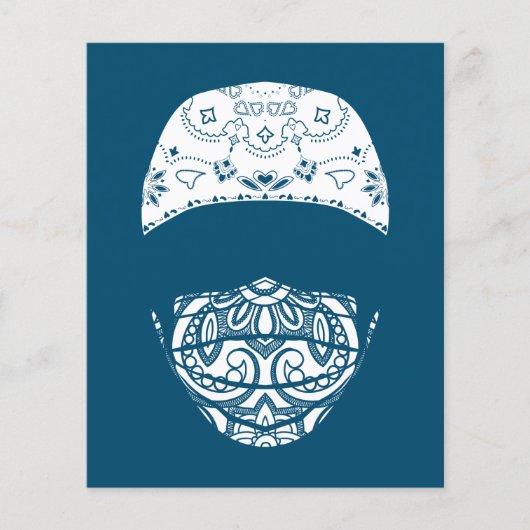 gemaskeerd in paisley (Voorkant)