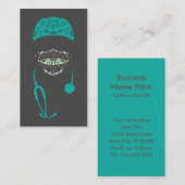 gemaskeerd in paisley visitekaartje (Voorkant / Achterkant)