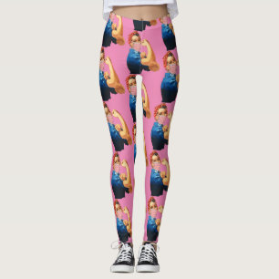 Gemaskeerde Vrouw Empowerment Thunder_Cove  Leggings
