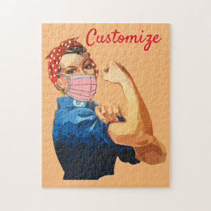 Gemaskeerde Vrouw Empowerment Thunder_Cove Legpuzzel