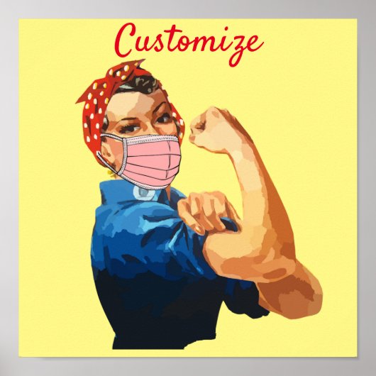 Gemaskeerde Vrouw Empowerment Thunder_Cove Poster (Voorkant)