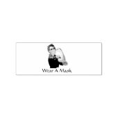 Gemaskeerde Vrouw Empowerment Thunder_Cove Rubberstempel (Gestempeld)