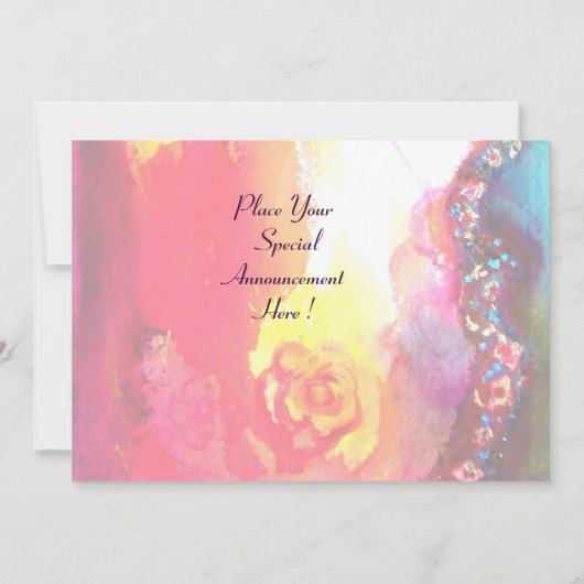 GEMASKERD AVONDPARTY KAART (Achterkant)