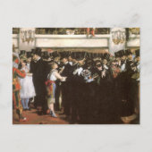 Gemaskerd bal in de opera door Edouard Manet Briefkaart (Voorkant)