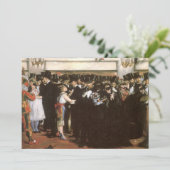 Gemaskerd bal in de opera van Edouard Manet (Staand voorkant)