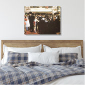 Gemaskerd bal in de opera van Edouard Manet Canvas Afdruk (Insitu (Slaapkamer))