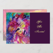 GEMASKERD BAL KAART (Voorkant / Achterkant)